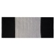 Indian Cotton Rug - 70x170cm - Black / Grey