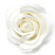 Craft Soap Flowers - Lrg Rose - White