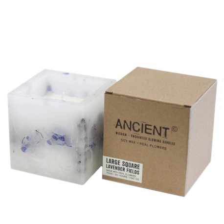 Enchanted Candle - Large Square - Lavender