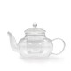 Glass Infuser Teapot - Round Pearl - 400ml