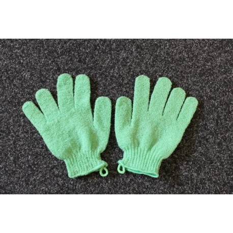 Exfoliating Gloves - Green