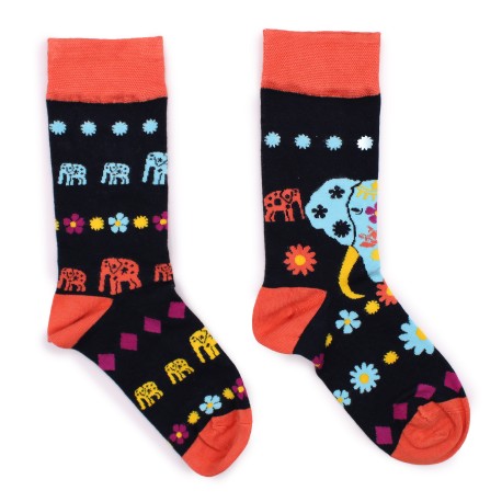 Hop Hare Bamboo Socks M/L - Cosmic ElephantÂ 