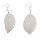 Earrings - Bravery Leaf - Silver