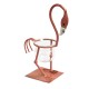 Hydroponic Home DÃ©cor - Pink Metal Flamingo Des 1