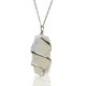 Cascade Wrapped Gemstone Necklace - Rough Opalite