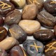 Runes Stone Set in Pouch - Fancy Jasper