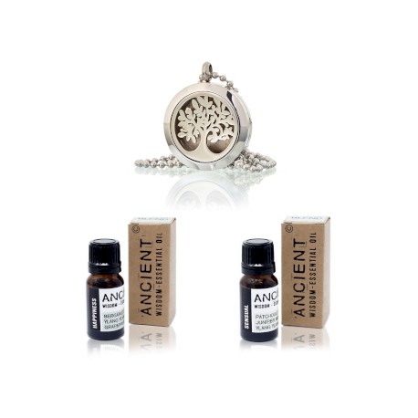 Diffuser Necklace and Essential Oil Blends Set