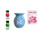 Floral Oil Burner and Fragrance Oils Kit