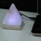 Quality USB Pyramid WHITE Salt Lamp - 9 cm (multi)