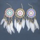 Pastel Pink MacramÃ© Dream Catcher 12cm (asst colours)