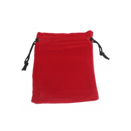 Quality Velvet Pouch - Red 10x12cm