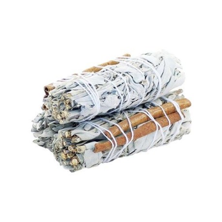 Smudge Stick - White Sage & Cinnamon 10cm