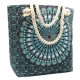 Rope Handle Mandela Bag - Deep Blue