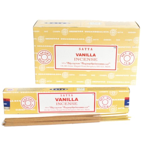 Satya Incense 15gm -Â Vanilla