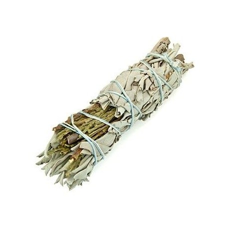 Smudge Stick - White Sage & Cedar 10cm