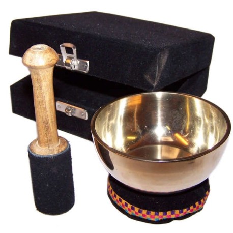 Brass Singing Bowl Gift Set - 9cm