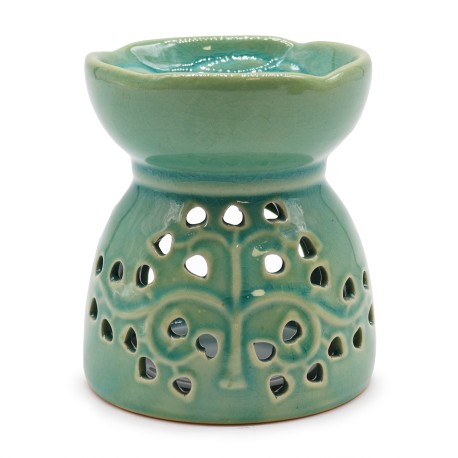 Tree of Life Oil Burner - Blue