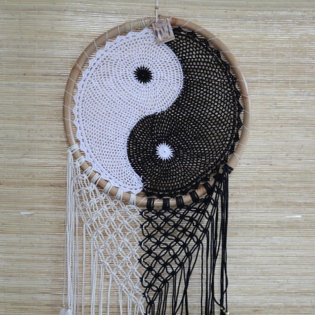 Bali Dream Catchers - Extra Large Ying Yang D: 50cm