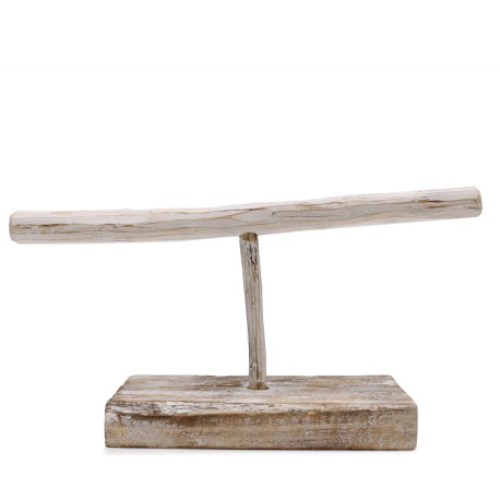 Single Branch Jewllery Stand - Whitewash