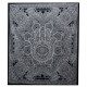 B&W Double Cotton Bedspread + Wall Hanging - Hamsa