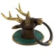 Brass Door Knocker - Stags Head